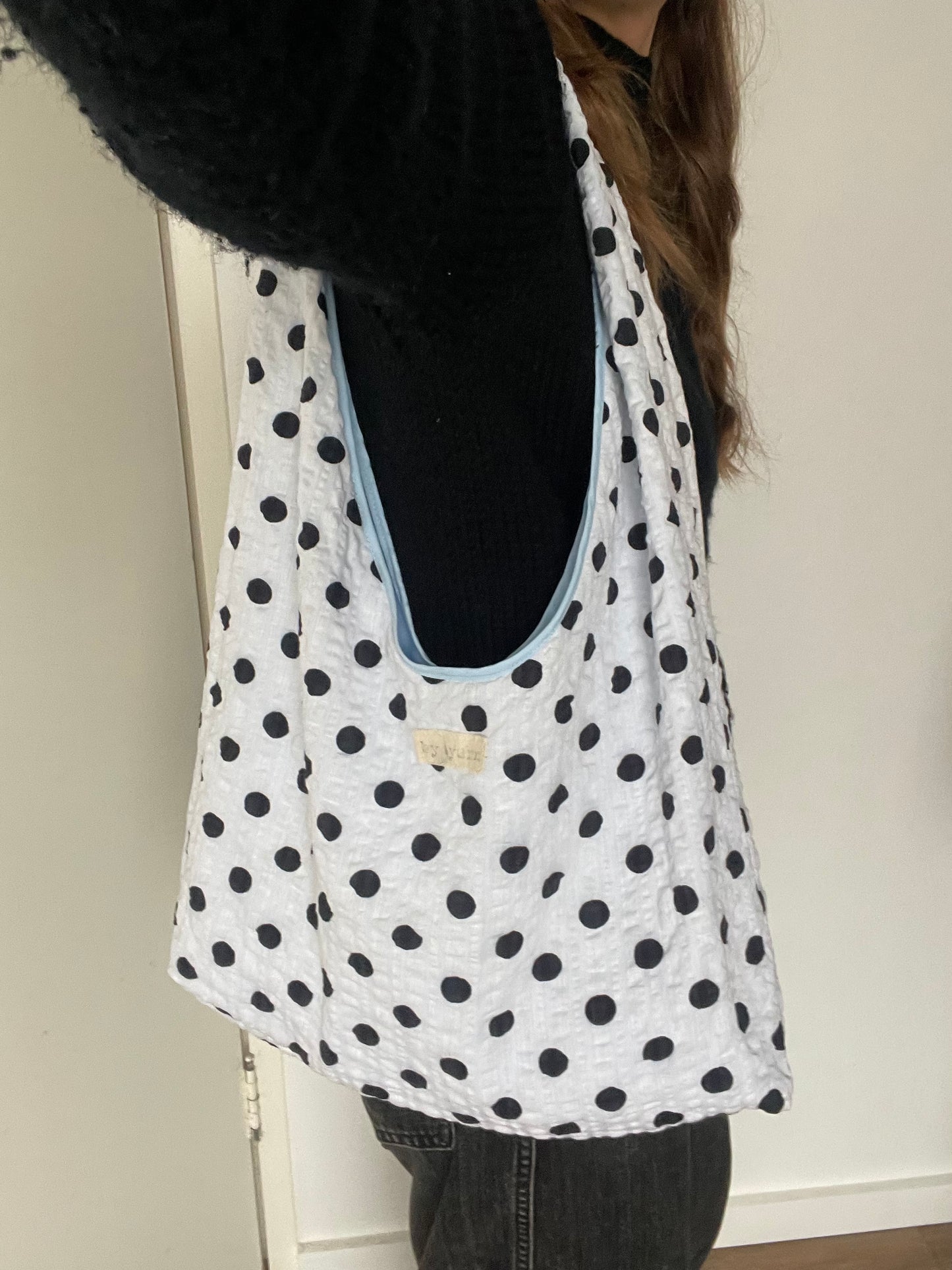 SAMPLE SALE Polka Dot Slouchy Bag