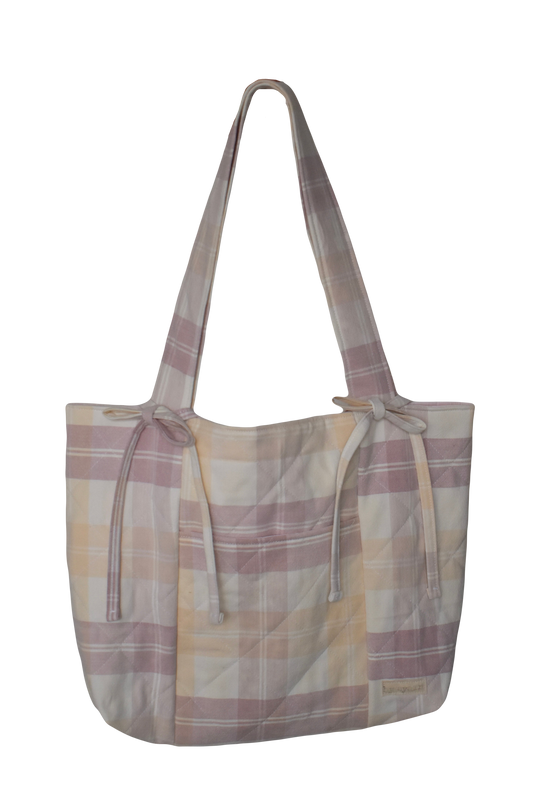 Mango Quilted Tote Bag