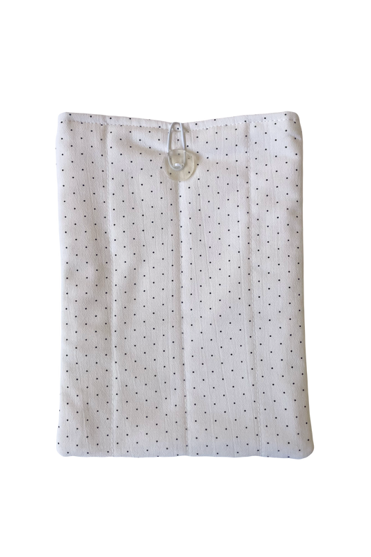 Polka Dot Book Sleeve