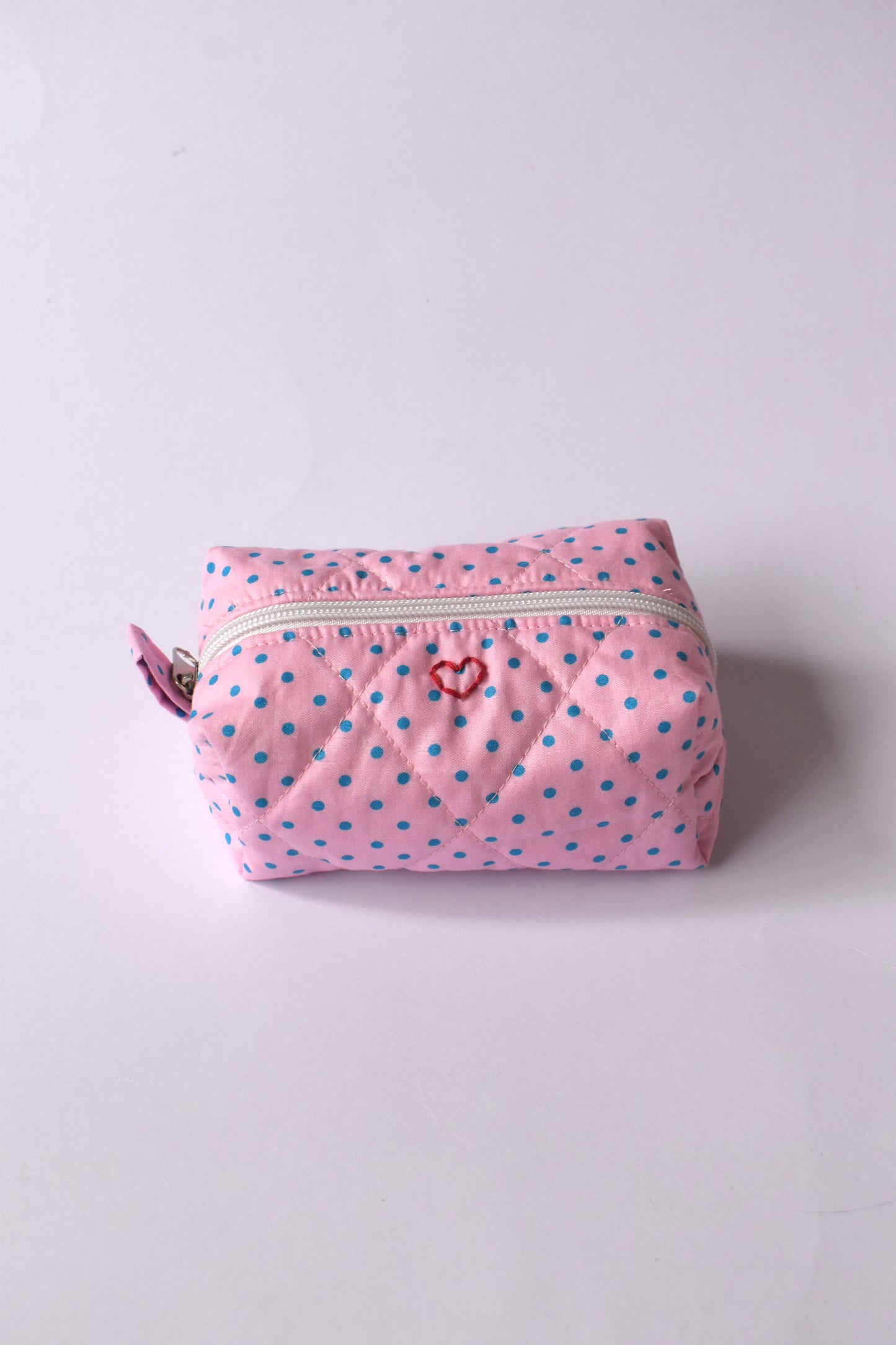 Pink Polka Mini Makeup Bag
