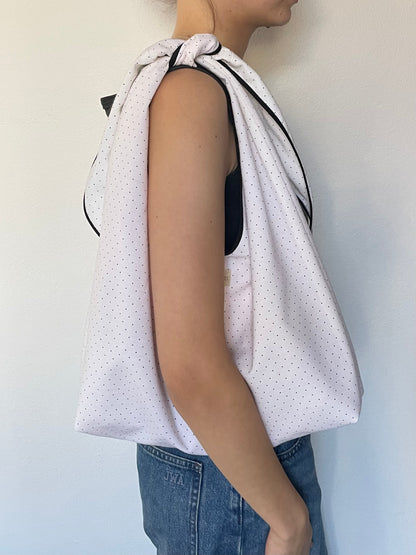 Polka Dot Slouchy Bag
