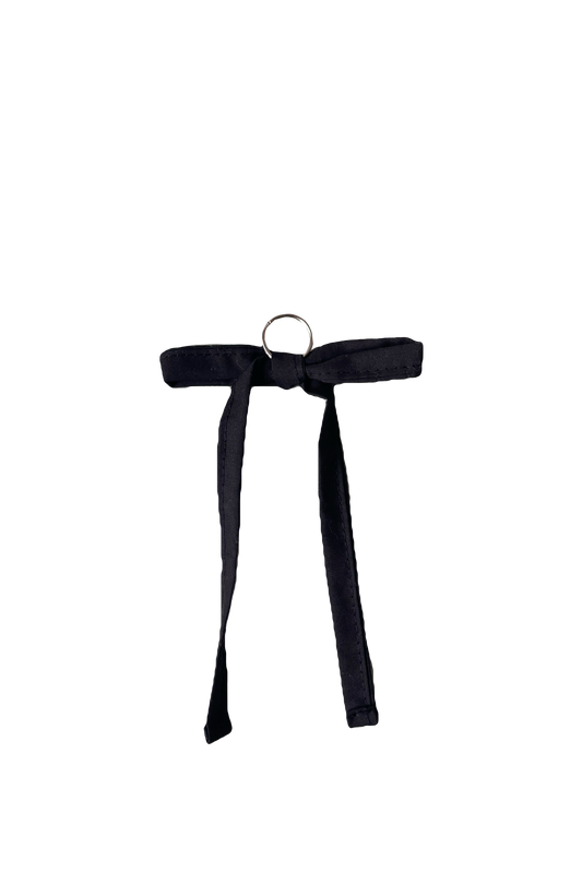 Black Bow Charm
