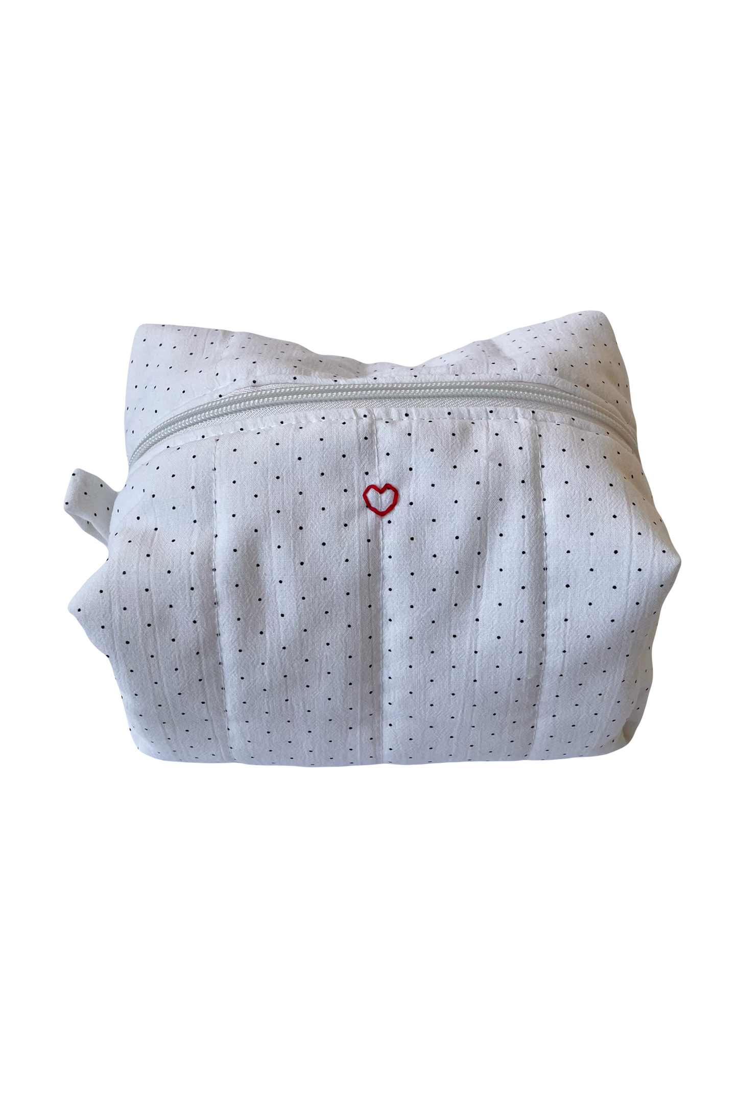 Polka Dot Jumbo Makeup Bag