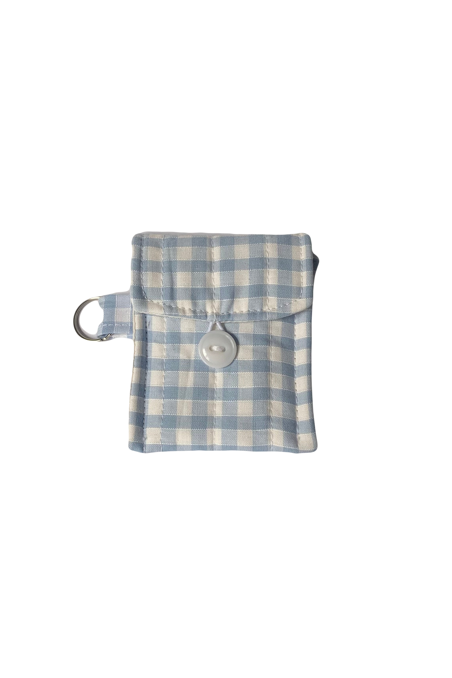 Blue Gingham AirPods Case