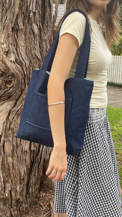 Denim Everyday Tote Bag