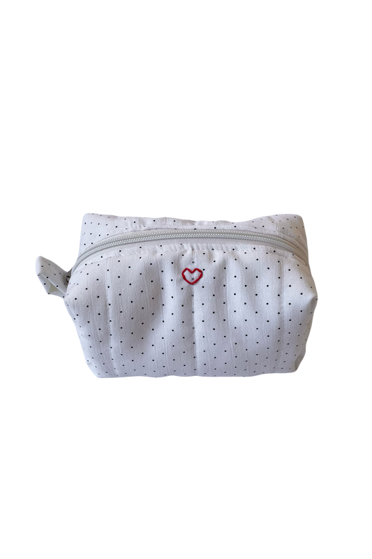Polka Dot Makeup Bag