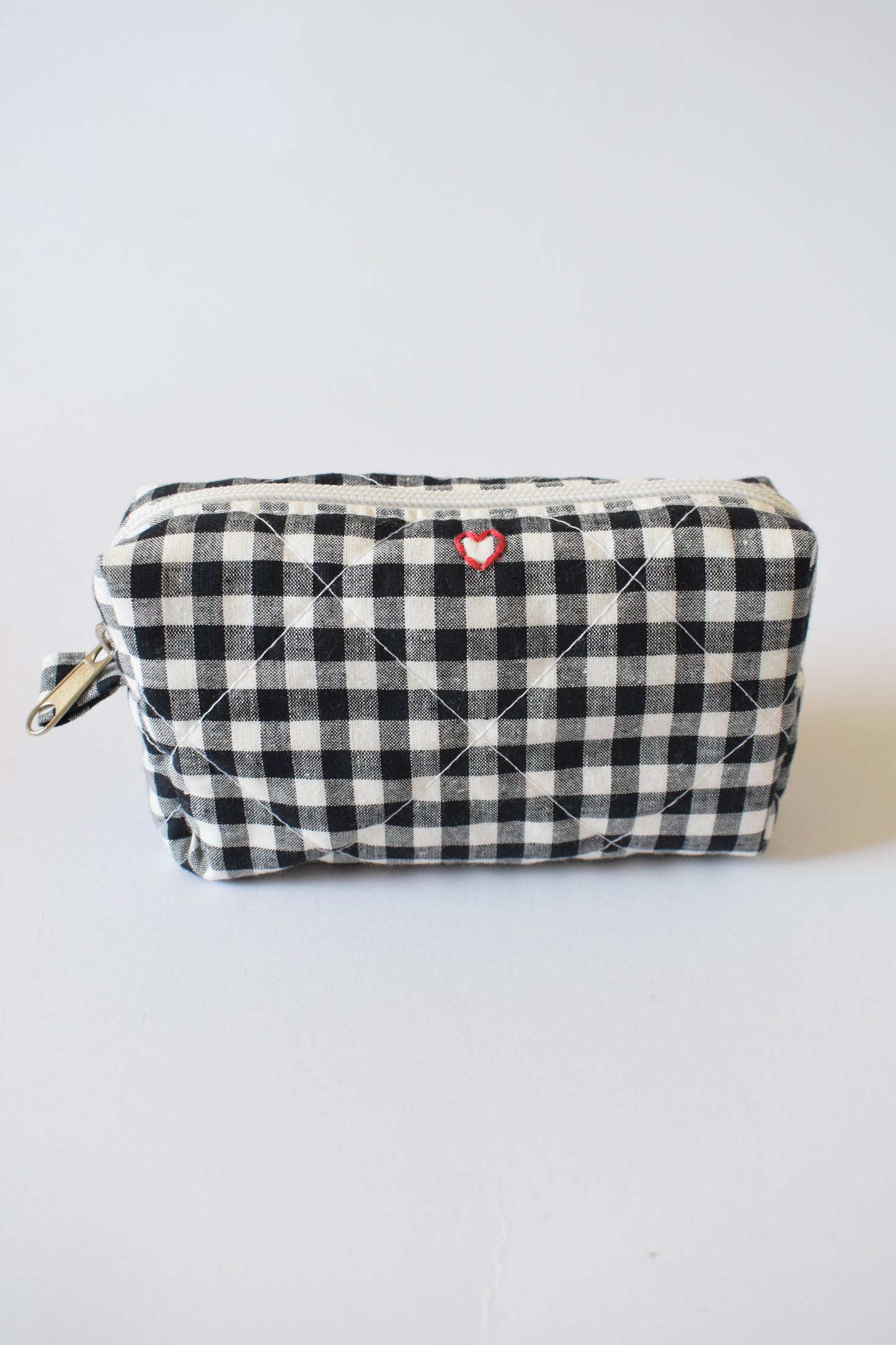 Gingham Camera Pouch