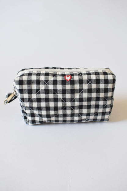 Gingham Camera Pouch
