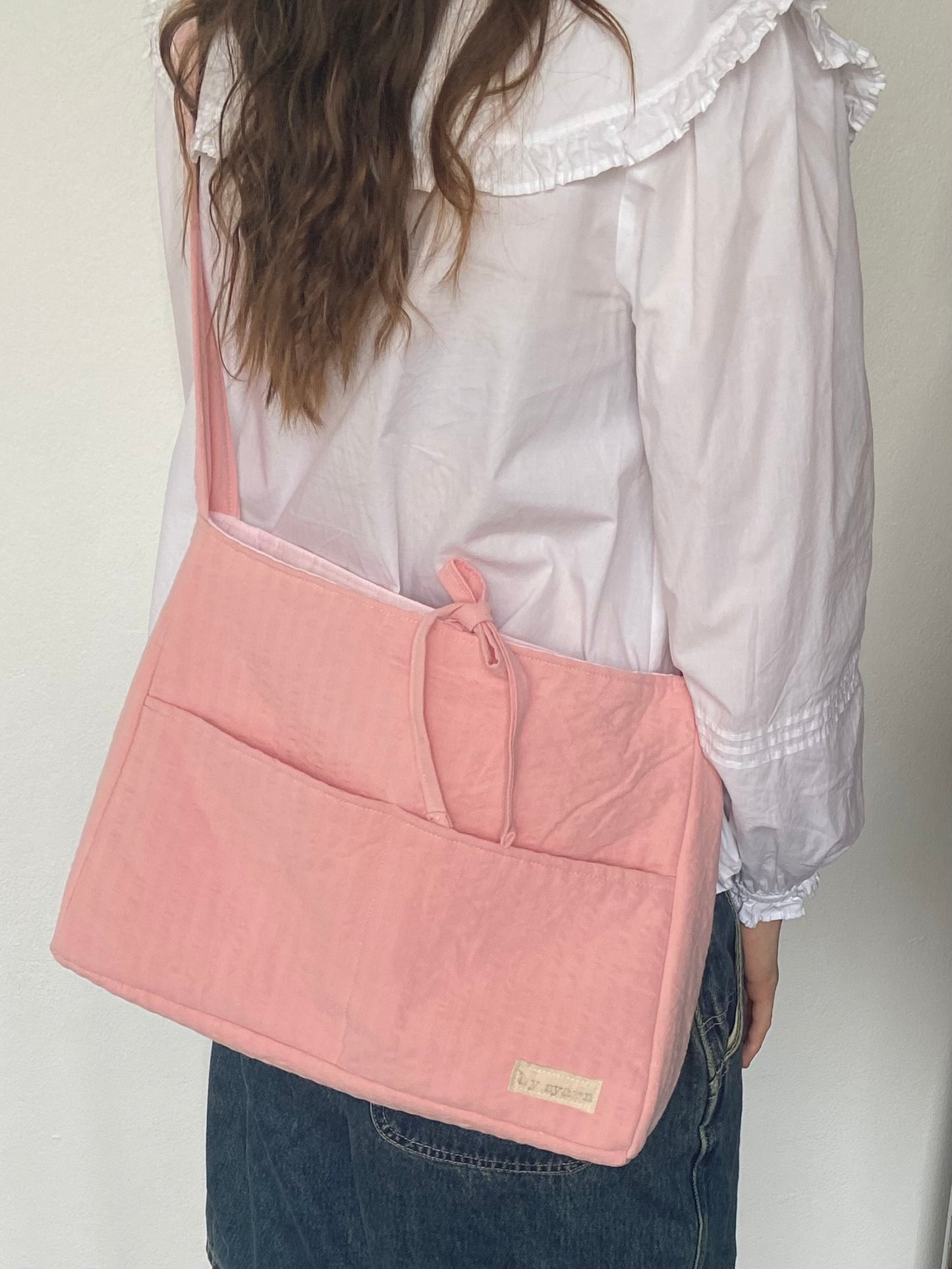 Grapefruit Tote Bow Bag
