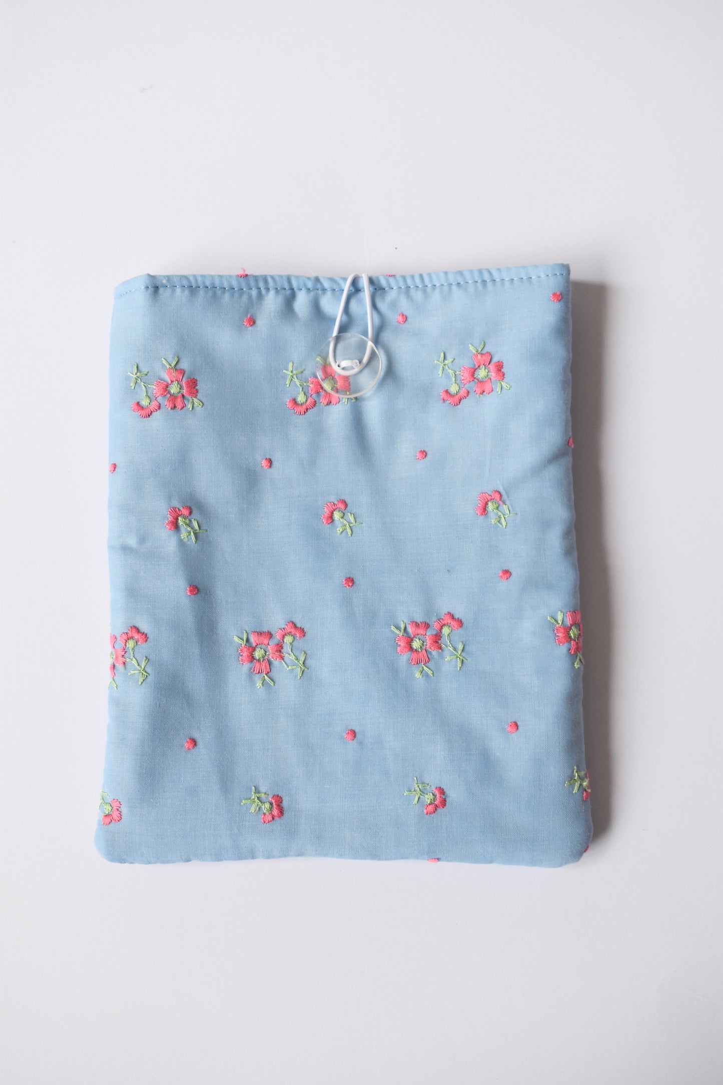 Blue Broderie E-Reader Sleeve