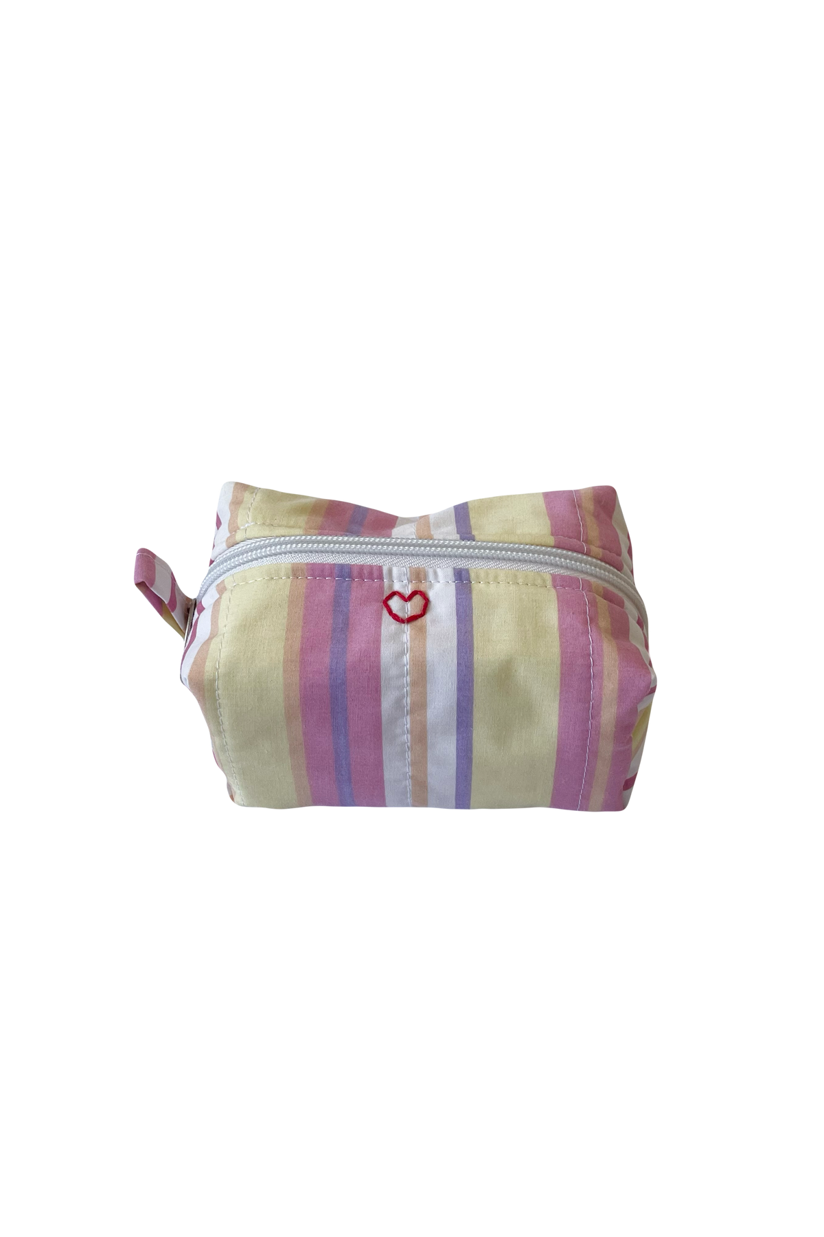 Summer Stripe Mini Makeup Bag