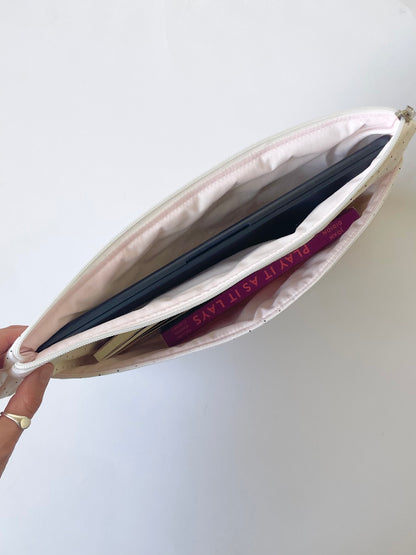 Polka Dot Laptop Sleeve with Pocket