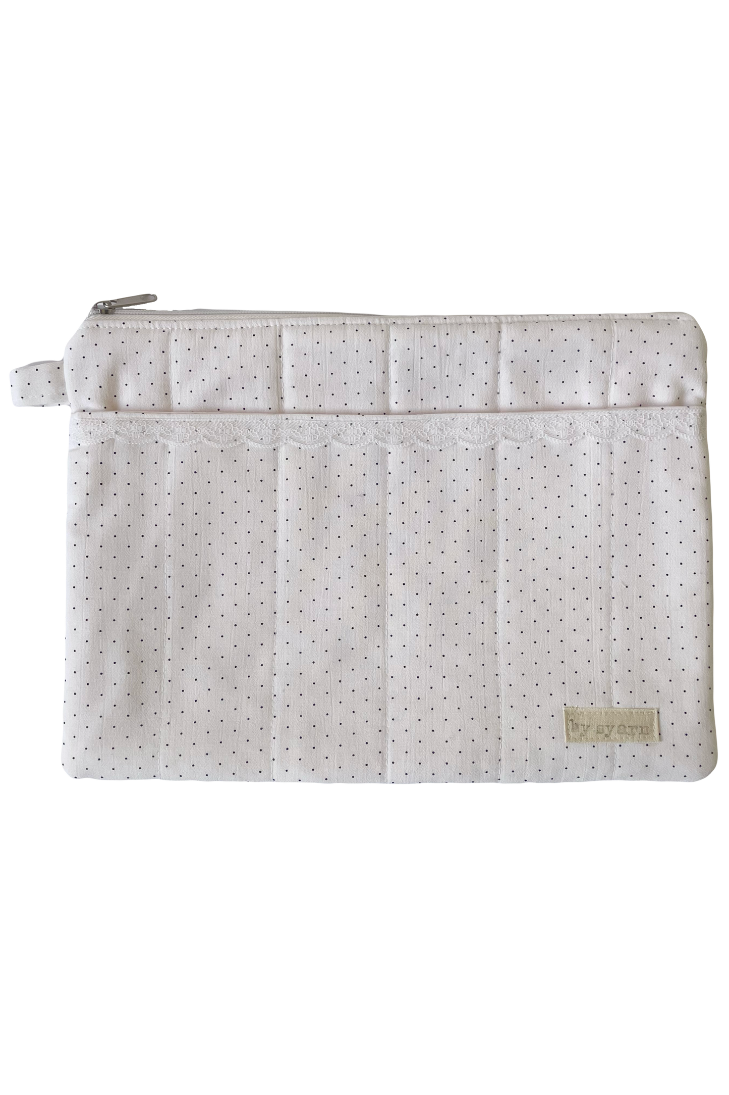 Polka Dot Laptop Sleeve with Pocket
