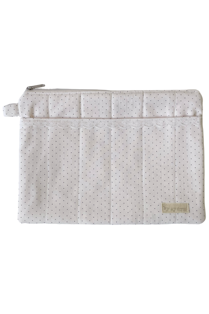 Polka Dot Laptop Sleeve with Pocket