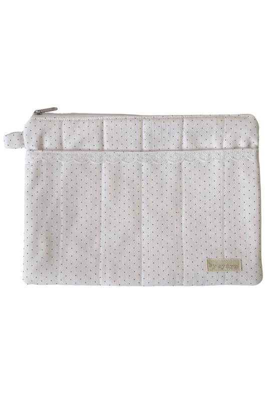 Polka Dot Laptop Sleeve with Pocket