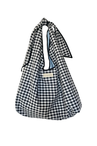 Gingham Slouchy Bag