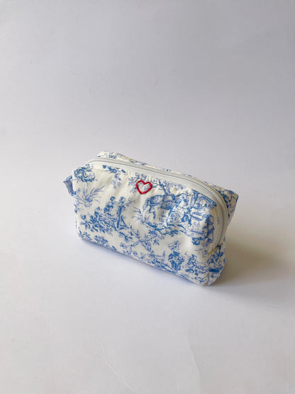 Toile De Jouy Purse Pouch