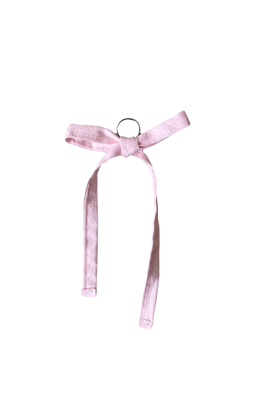 Pink Clover Bow Charm