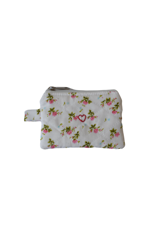 Vintage Floral Mini Pouch