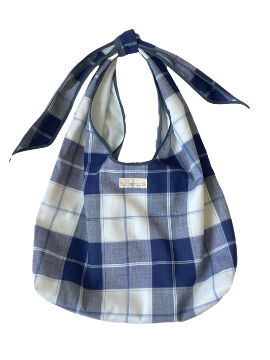 Cottage Check Slouchy Bag