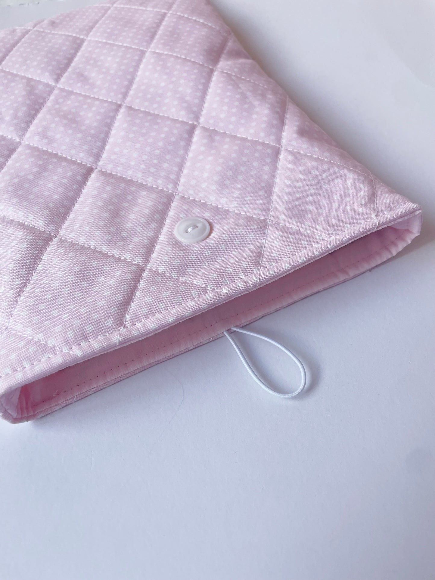 Pink Polka Large Book Sleeve