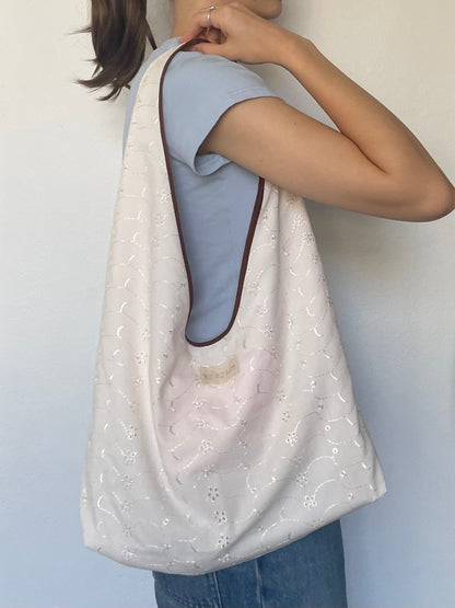 Whipped Cream Slouchy Bag