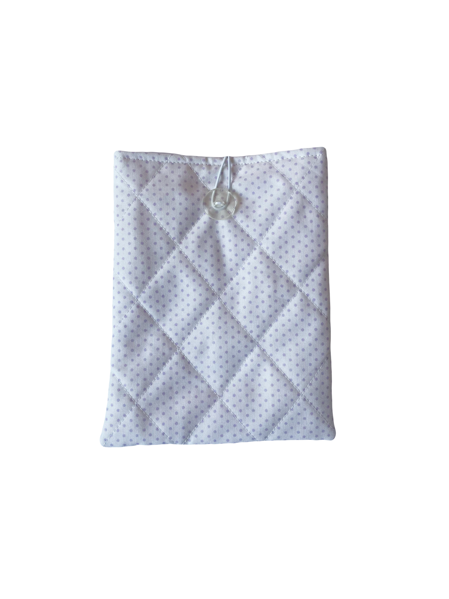 Lilac Polka E-Reader Sleeve
