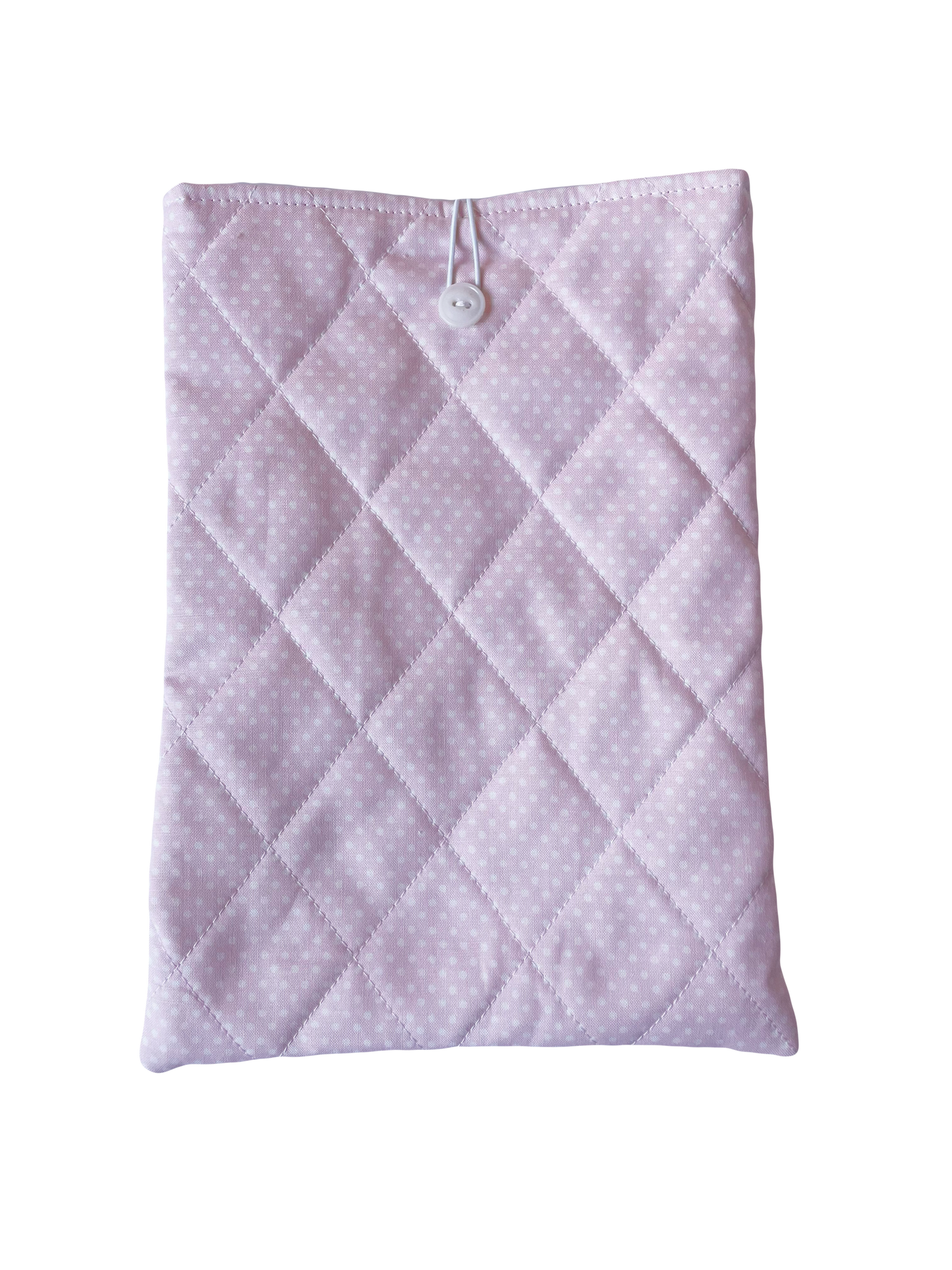 Pink Polka Large Book Sleeve
