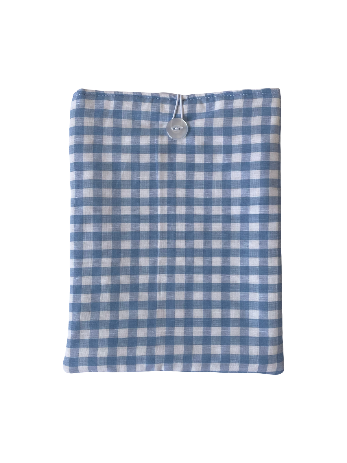 Sky Gingham Book Sleeve